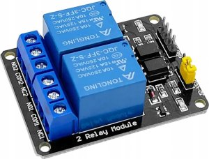 Rosfix ROSFIX 2-KANAŁOWY MODUŁ PRZEKAŹNIKA 5V ARDUINO AUTOMATYKA ROBOTYKA SPDT 3