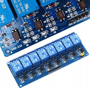 Rosfix ROSFIX 8-KANAŁOWY MODUŁ PRZEKAŹNIKA 5V ARDUINO DO AUTOMATYKI DOMOWEJ SPDT 1