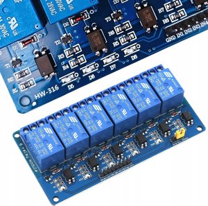 Rosfix ROSFIX 6-KANAŁOWY MODUŁ PRZEKAŹNIKA 5V ARDUINO DO AUTOMATYKI DOMOWEJ SPDT 1