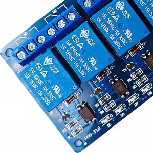 Rosfix ROSFIX 8-KANAŁOWY MODUŁ PRZEKAŹNIKA 12V ARDUINO DO AUTOMATYKI DOMOWEJ SPDT 3