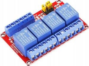 Rosfix ROSFIX 4-KANAŁOWY MODUŁ PRZEKAŹNIKA 5V H/L 10A ARDUINO RASPBERRY PI JAKOŚĆ 6