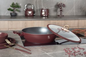 Berlinger Haus PŁASKI GARNEK TYTANOWY Z POKRYWĄ 30cm BERLINGER HAUS BH-8039 LEONARDO 4