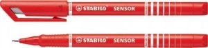 Stabilo Fineliner Stabilo Sensor 189, 0,3 mm, rød, æske a 10 stk. 1