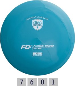 Discmania Diskgolfo diskas DISCMANIA Fairway Driver S-Line FD1 Blue 1