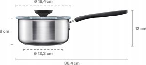 Fiskars PAN SAUCE FF 1.5L WITH LID 1072315 5