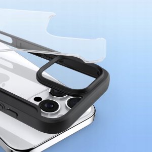 Dux Ducis Etui Skin X Pro na iPhone 16 Pro Max z MagSafe i klapką - czarne 9