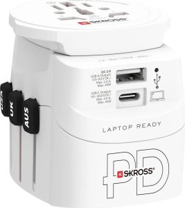 Skross Adapter podróżny PRO Light USB AC45PD 3