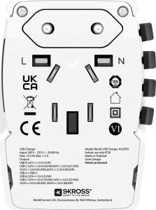 Skross Adapter podróżny World USB Charger AC65PD 2