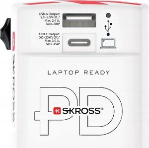 Skross Adapter podróżny World USB Charger AC45PD 3
