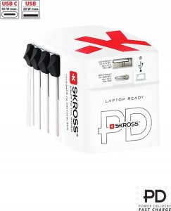 Skross Adapter podróżny World USB Charger AC45PD 4