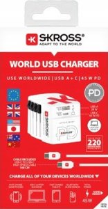 Skross Adapter podróżny World USB Charger AC45PD 5