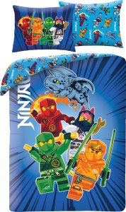 Halantex Pościel mikrofibra 140x200+1p70x90 Lego Ninjago 1