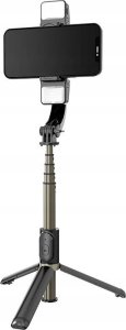 Gimbal Apexel Gimbal/statyw z lampą APEXEL Q08d (czarny) 2