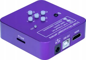Mikroskop Rosfix MIKROSKOP CYFROWY PROFESJONALNY PUPPIS PINK PRO HDMI USB SD 51MP ZESTAW 3W1 4