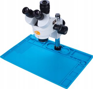 Mikroskop Rosfix ZESTAW MIKROSKOP OPTYCZNY MERCURY KAMERA 12MPIX HD+ MATA UCHWYT WYŚWIETLACZ 11