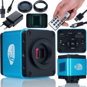 Mikroskop Rosfix MIKROSKOP CYFROWY STABILNY KAMERA UHD USB SILIKONOWA MATA ŻELAZNA PODSTAWA 8
