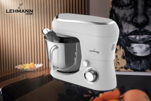 Robot planetarny Lehmann ROBOT KUCHENNY PLANETARNY MIKSER 2200W MISA 5L DUŻY WIELOFUNKCYJNY BIAŁY 4