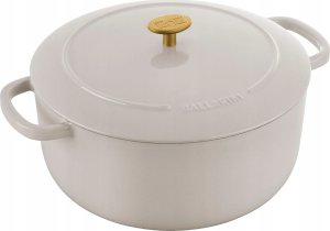 Ballarini Garnek żeliwny okrągły Ballarini Bellamonte - 7 ltr, Kość słoniowa 1