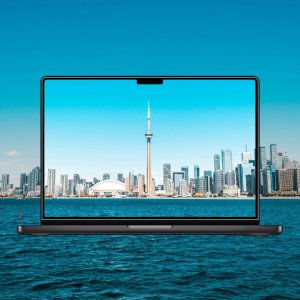 Filtr GrizzGlass Szkło hybrydowe GrizzGlass HybridGlass Easy do Apple MacBook Pro 13" 2020 5