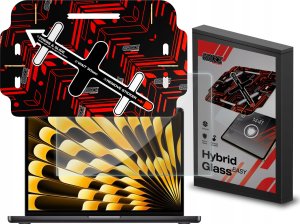 Filtr GrizzGlass Szkło hybrydowe GrizzGlass HybridGlass Easy do Apple MacBook Air 13" 2023 1