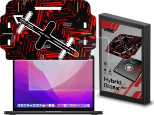 Filtr GrizzGlass Szkło hybrydowe GrizzGlass HybridGlass Easy do Apple MacBook Pro 13" 2022 1