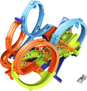 Hot Wheels Action Poczwórna pętla kraks zestaw (HXR70) 10