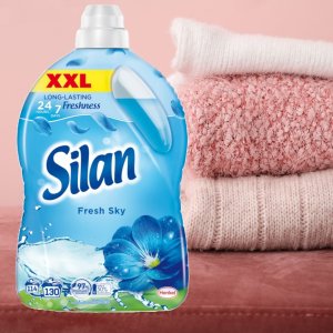 Płyn do płukania Silan 2x Płyn do płukania tkanin SILAN Fresh Sky 130 prań 2,86l 3