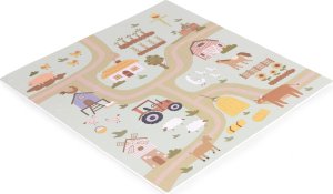 Ecotoys Duża mata piankowa EVA dla dzieci Farma 90,5x90,5 cm 21 el. ECOTOYS 3