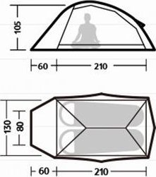 Namiot turystyczny Naturehike Cloud Up 2 Ultralight 3