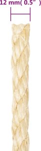 vidaXL vidaXL Sznur, sizal 100%, 12 mm, 25 m 4