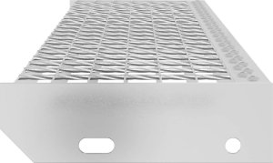 vidaXL Stopień z kraty, 100x24x7 cm, stal galwanizowana 5