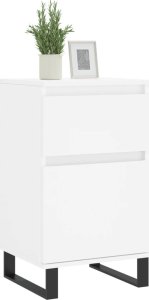 vidaXL Komoda, biała, 40x35x70 cm, materiał drewnopochodny 3