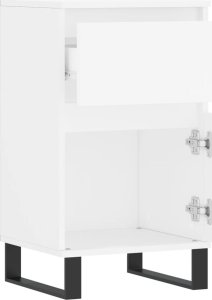 vidaXL Komoda, biała, 40x35x70 cm, materiał drewnopochodny 6