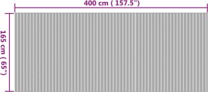 vidaXL Parawan 165x400 cm bambusowy 9