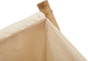 Skrzynia ogrodowa vidaXL vidaXL Kosz na pranie, kremowy, 45x55x63,5 cm, bambusowy 8