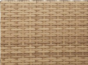 vidaXL Narożnik ogrodowy z poduszkami i stolikiem, rattan PE, beżowy 10