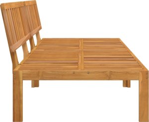 vidaXL Sofy ogrodowe z deseczek, 2 szt., lite drewno akacjowe 4