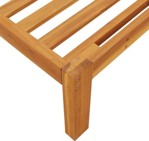 vidaXL Sofy ogrodowe z deseczek, 2 szt., lite drewno akacjowe 6