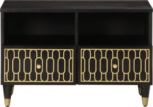 Listwa zasilająca vidaXL Szafka pod telewizor, 70x33x46 cm, lite drewno mango 3