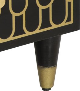 Listwa zasilająca vidaXL Szafka pod telewizor, 70x33x46 cm, lite drewno mango 9