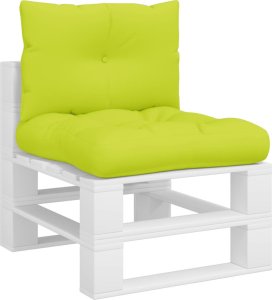 vidaXL Poduszki na palety, 2 szt., jasnozielone, tkanina 3