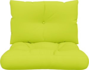 vidaXL Poduszki na palety, 2 szt., jasnozielone, tkanina 5