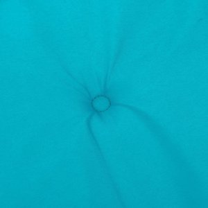 vidaXL Poduszki na krzesła z wysokim oparciem, 2 szt., turkusowe 8