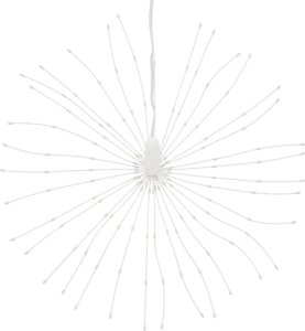 vidaXL Ozdoby świąteczne ze 140 lampkami LED, 4 szt, niebieskie, 17 cm 5