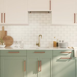 vidaXL Uchwyty do szafek, 5 szt., brąz, 224 mm, stal nierdzewna 4