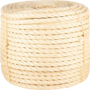 vidaXL Sznur, sizal 100%, 14 mm, 25 m 2