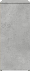 vidaXL Szafka, szarość betonu, 60x31x70 cm, materiał drewnopochodny 6