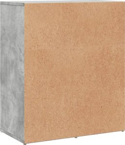 vidaXL Szafka, szarość betonu, 60x31x70 cm, materiał drewnopochodny 7