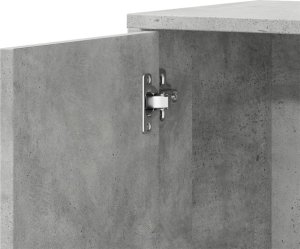 vidaXL Szafka, szarość betonu, 60x31x70 cm, materiał drewnopochodny 8