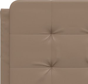 vidaXL Poduszka na wezgłowie, cappuccino, 120 cm, sztuczna skóra 7